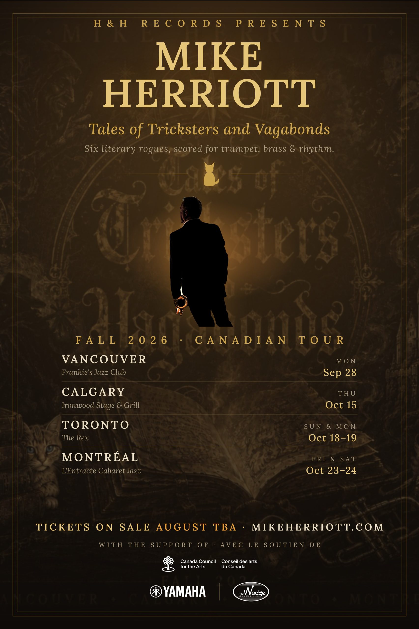 Tales of Tricksters and Vagabonds tour poster